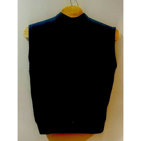 Zero Restriction Lightweight Golf Vest Black Snap Buttons Men's Medium - Picture 2 of 6